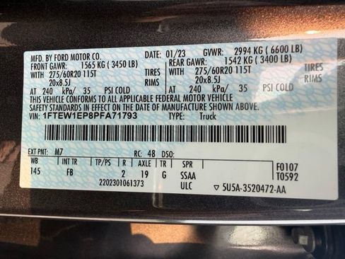 Used 2023 Ford F150 XLT w/ Equipment Group 302A High AWD/4WD image 44