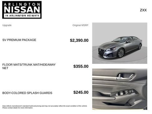 Used 2023 Nissan Altima 2.5 SV w/ SV Premium Package FWD image 4