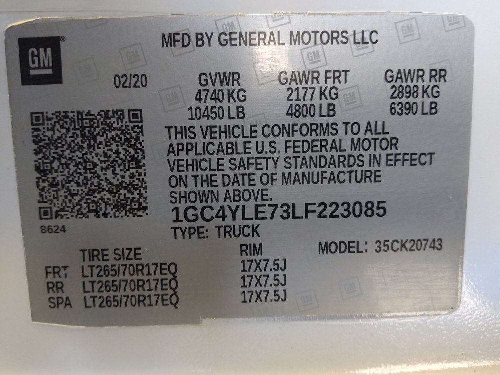 Used 2020 Chevrolet Silverado 2500 W/T w/ WT Safety Package AWD/4WD image 33