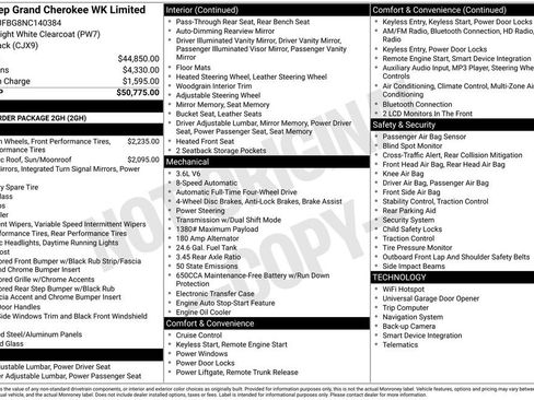 Used 2022 Jeep Grand Cherokee Limited AWD/4WD image 4