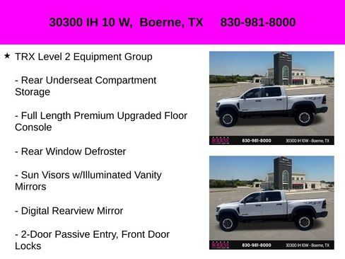 Used 2023 RAM 1500 TRX w/ TRX Level 2 Equipment Group AWD/4WD image 17
