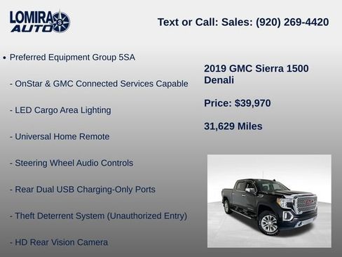 Used 2019 GMC Sierra 1500 Denali AWD/4WD image 39