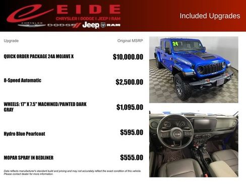 Used 2024 Jeep Gladiator Mojave AWD/4WD image 13