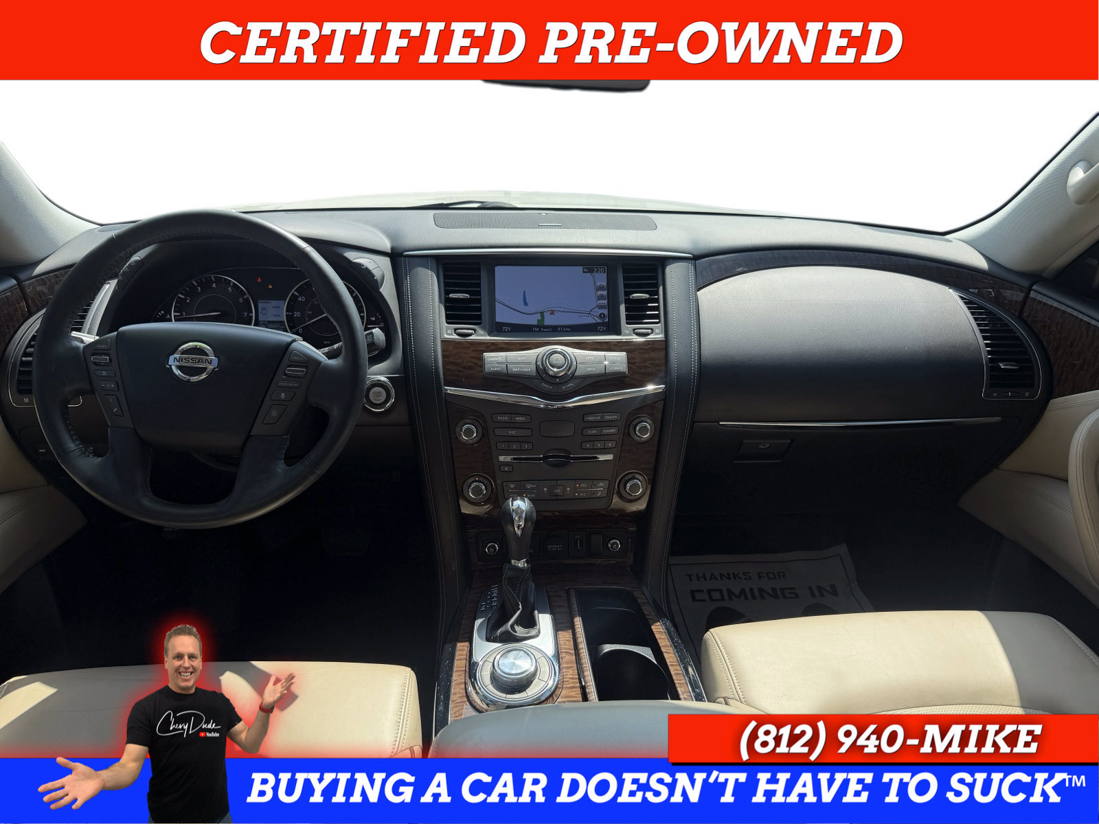 Used 2018 Nissan Armada Platinum w/ Captain Seat Package AWD/4WD image 14