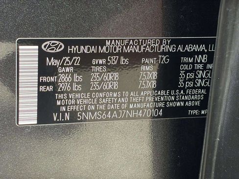 Used 2022 Hyundai Santa Fe XRT FWD image 12