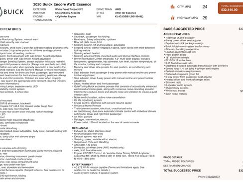 Used 2020 Buick Encore Essence image 7