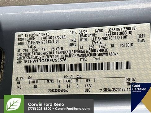 Certified 2023 Ford F150 Raptor w/ Raptor Carbon Fiber Package AWD/4WD image 37