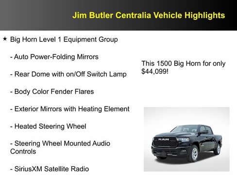 New 2026 RAM 1500 Big Horn AWD/4WD image 21