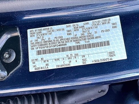 Used 2016 Ford F150 XLT w/ Equipment Group 302A Luxury image 36