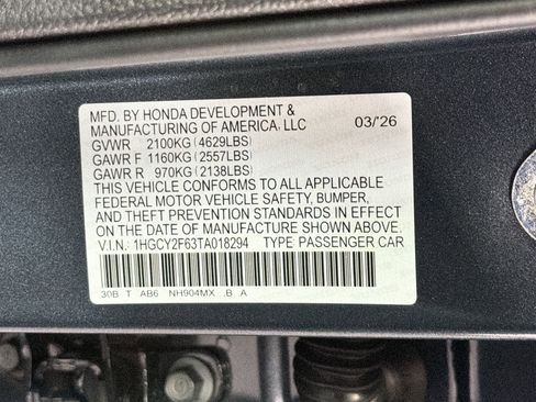 New 2026 Honda Accord EX-L image 21