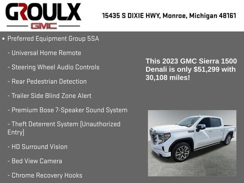 Used 2023 GMC Sierra 1500 Denali w/ Denali Reserve Package AWD/4WD image 33