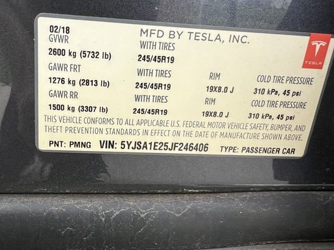 Used 2018 Tesla Model S 75D AWD/4WD image 37