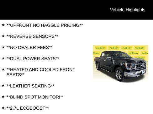 Certified 2023 Ford F150 Lariat w/ Equipment Group 502A High AWD/4WD image 12