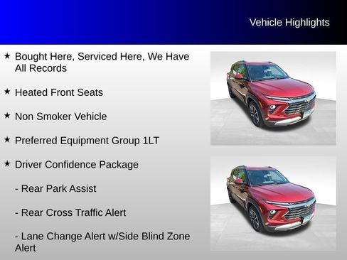 Used 2024 Chevrolet TrailBlazer LT w/ Driver Confidence Package AWD/4WD image 8