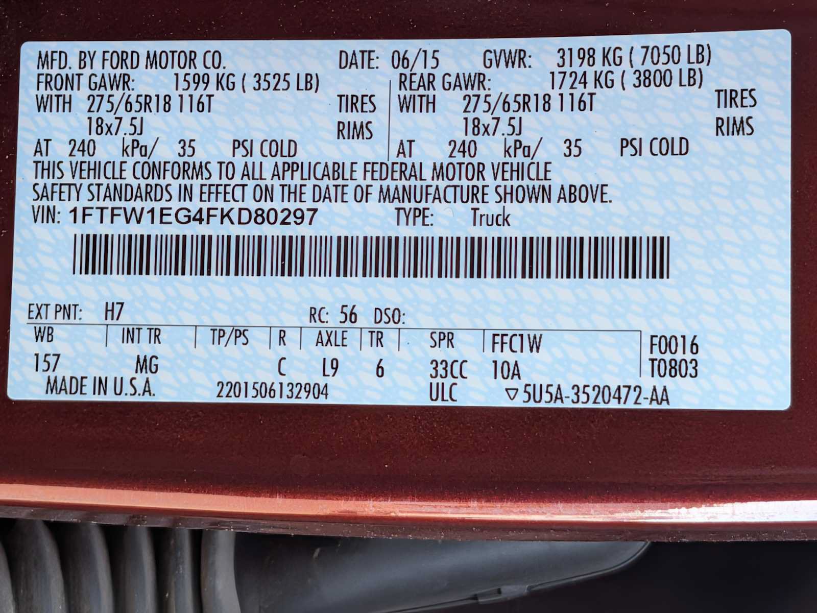 Used 2015 Ford F150 XLT w/ Equipment Group 302A Luxury AWD/4WD image 23