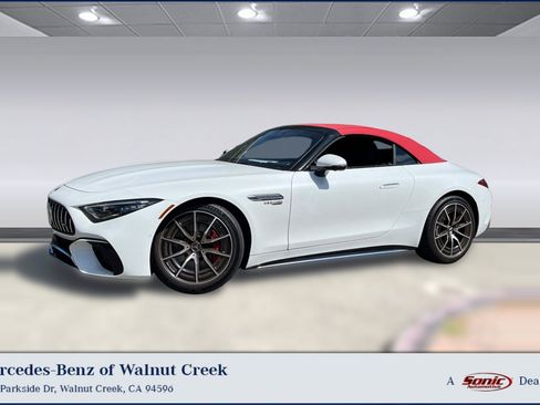 Used 2022 Mercedes-Benz SL 55 AMG 4MATIC image 1