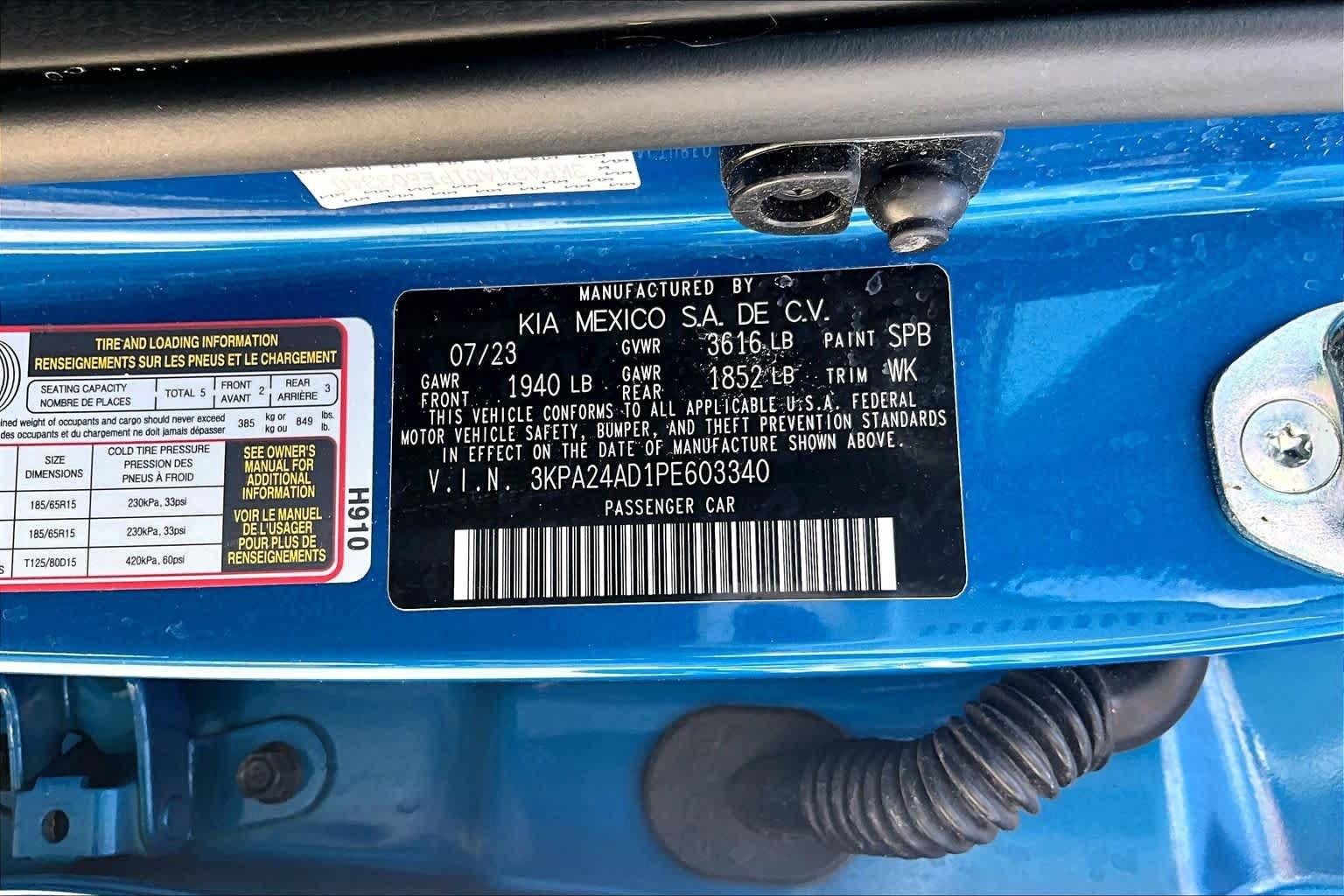 Used 2023 Kia Rio S FWD image 31
