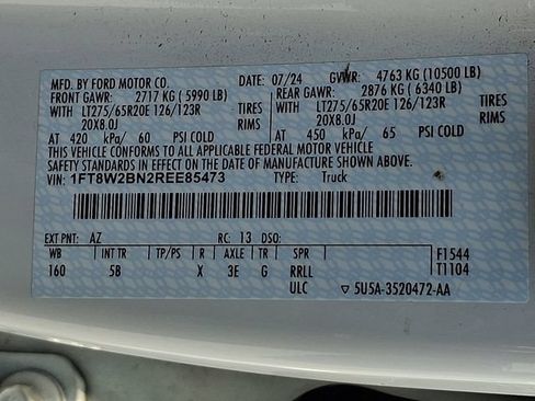 Used 2024 Ford F250 Lariat w/ Chrome Package AWD/4WD image 31