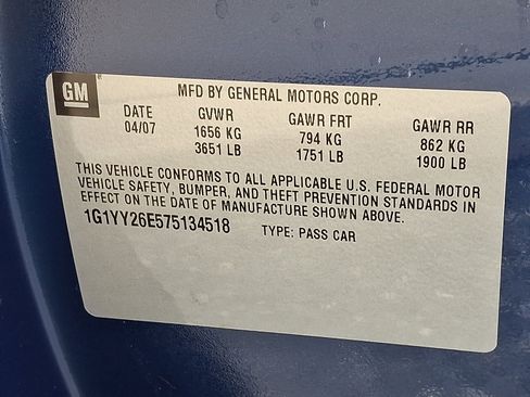 Used 2007 Chevrolet Corvette Z06 w/ Preferred Equipment Group RWD image 27