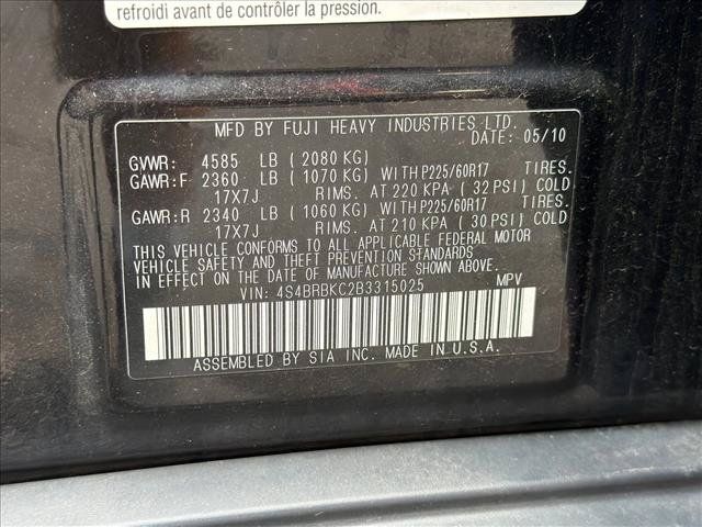 Used 2011 Subaru Outback 2.5i Limited w/ PWR Moonroof Pkg AWD/4WD image 21