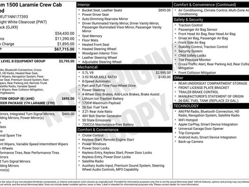Used 2022 RAM 1500 Laramie AWD/4WD image 4