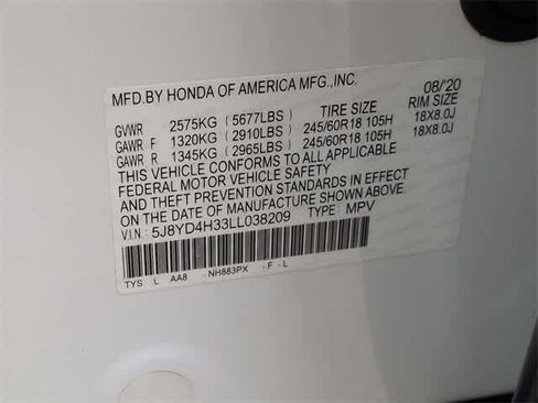 Certified 2020 Acura MDX SH-AWD image 38