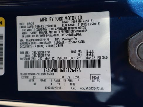 Used 2024 Ford Mustang Premium RWD image 26