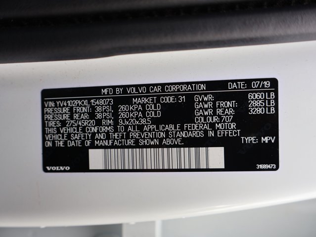 Used 2020 Volvo XC90 T5 Momentum AWD/4WD image 30