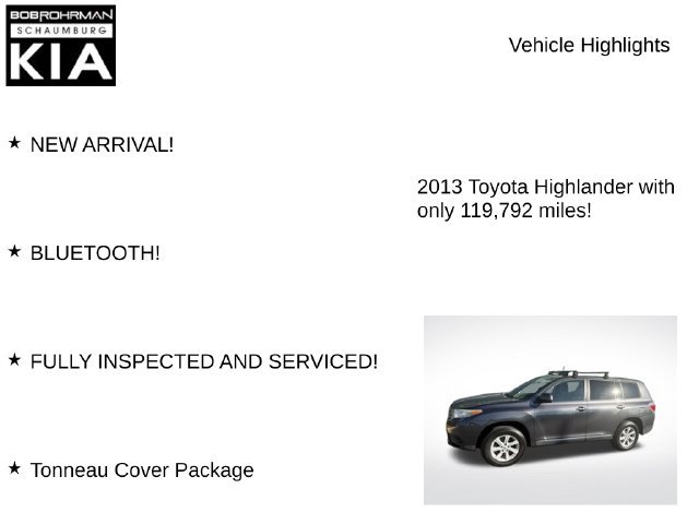 Used 2013 Toyota Highlander FWD w/ Cold Weather Pkg image 7