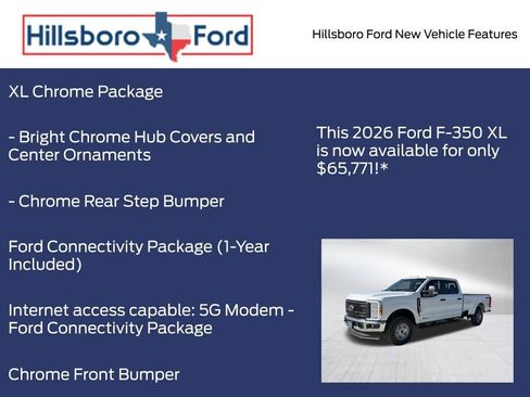 New 2026 Ford F350 XL w/ XL Driver Assist Package AWD/4WD image 15