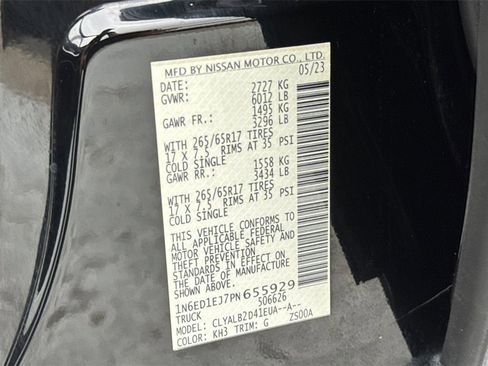 Certified 2023 Nissan Frontier SV image 27