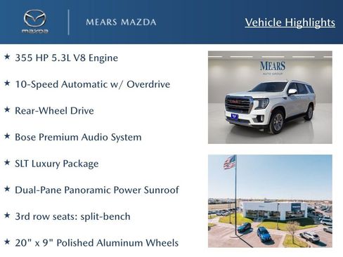 Used 2022 GMC Yukon SLT w/ SLT Premium Package image 2