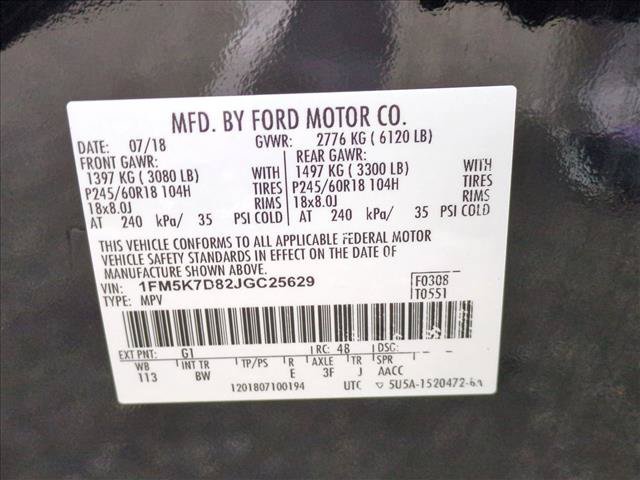 Used 2018 Ford Explorer XLT w/ Equipment Group 202A FWD image 24