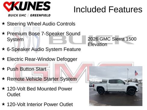 New 2026 GMC Sierra 1500 Elevation w/ Elevation Premium Package AWD/4WD image 4