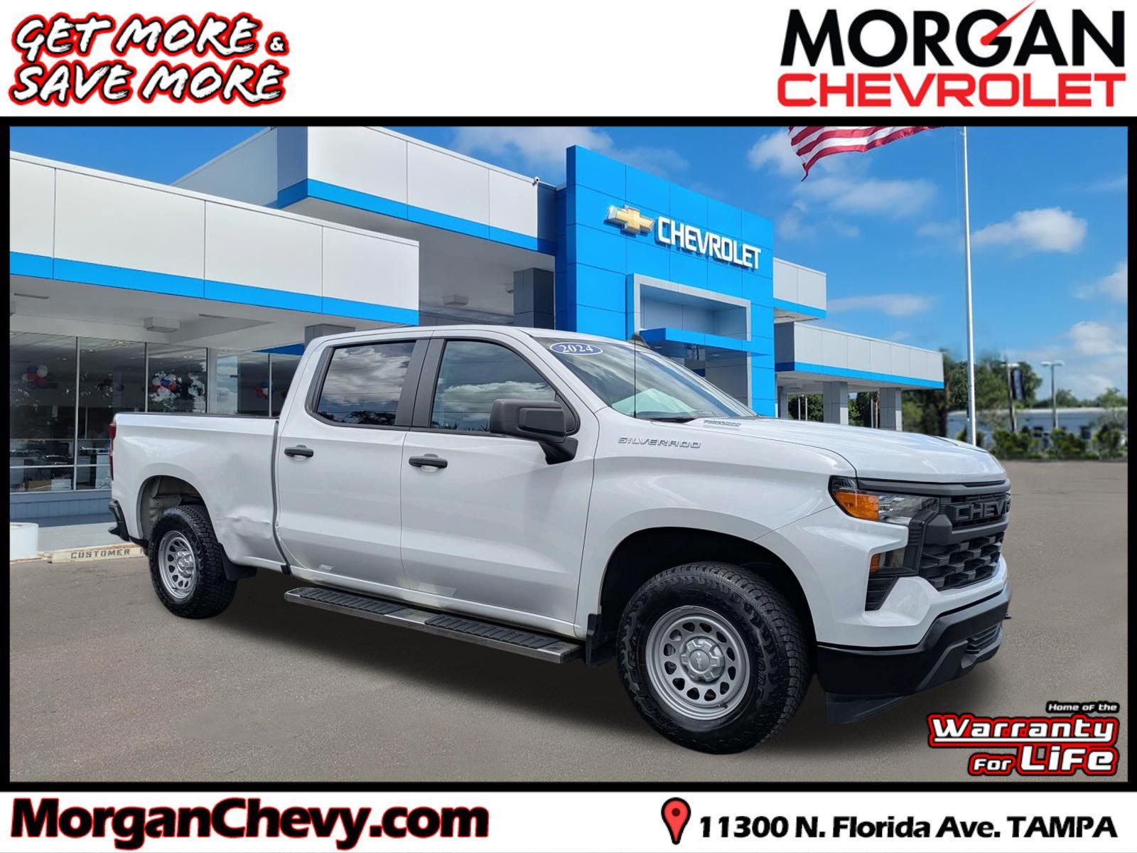 Used 2024 Chevrolet Silverado 1500 W/T RWD image 1