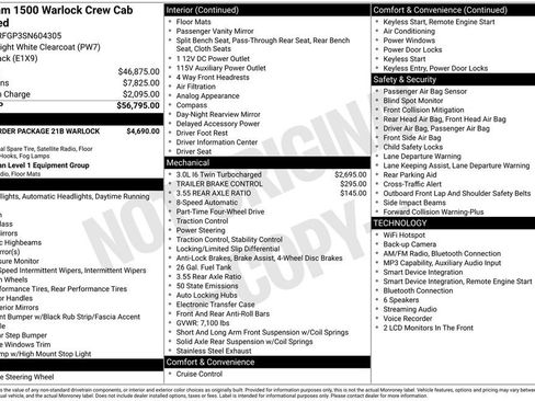 Used 2025 RAM 1500 Warlock AWD/4WD image 50