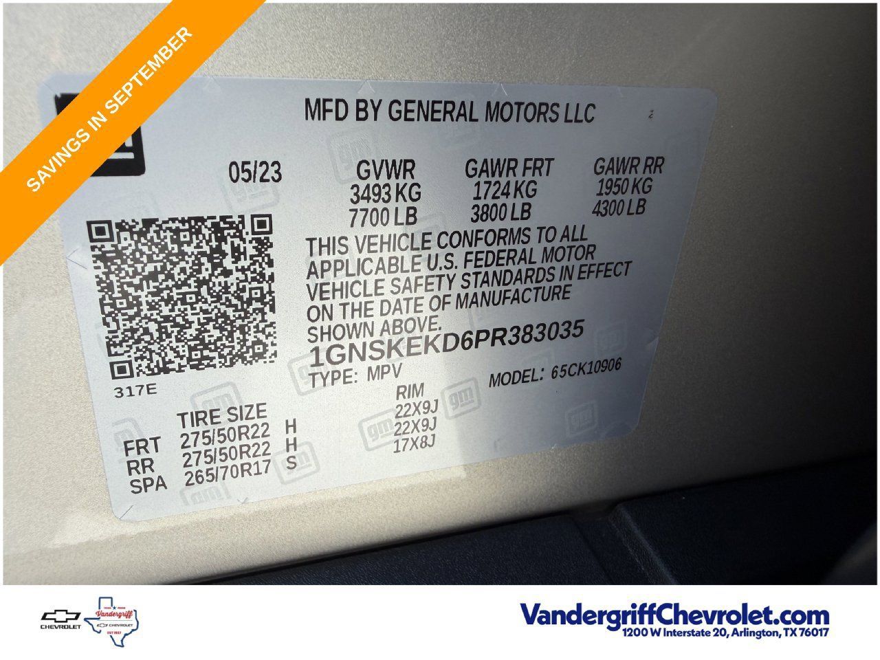 Certified 2023 Chevrolet Suburban RST w/ Luxury Package AWD/4WD image 31