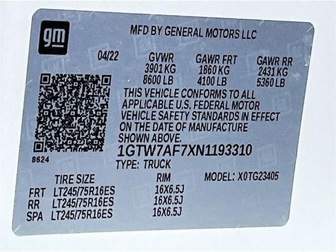 Used 2022 GMC Savana 2500 Work Van w/ Driver Convenience Package image 28