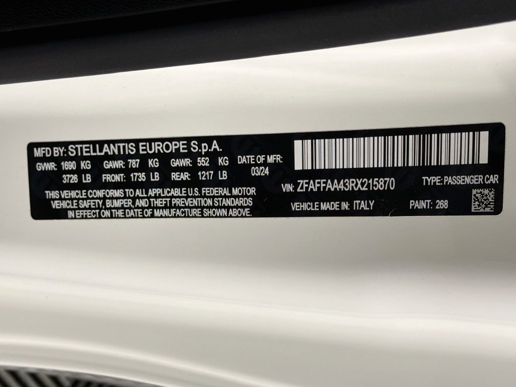 Used 2024 FIAT 500 e (RED) FWD image 30
