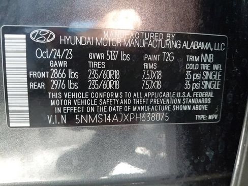 Certified 2023 Hyundai Santa Fe SE w/ Cargo Package FWD image 5