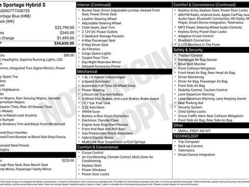 New 2026 Kia Sportage S AWD/4WD image 23