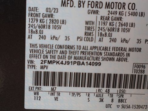 Certified 2023 Ford Edge SEL w/ Convenience Package AWD/4WD image 43