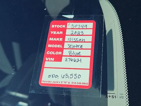 Used 2023 Nissan Sentra SV image 11