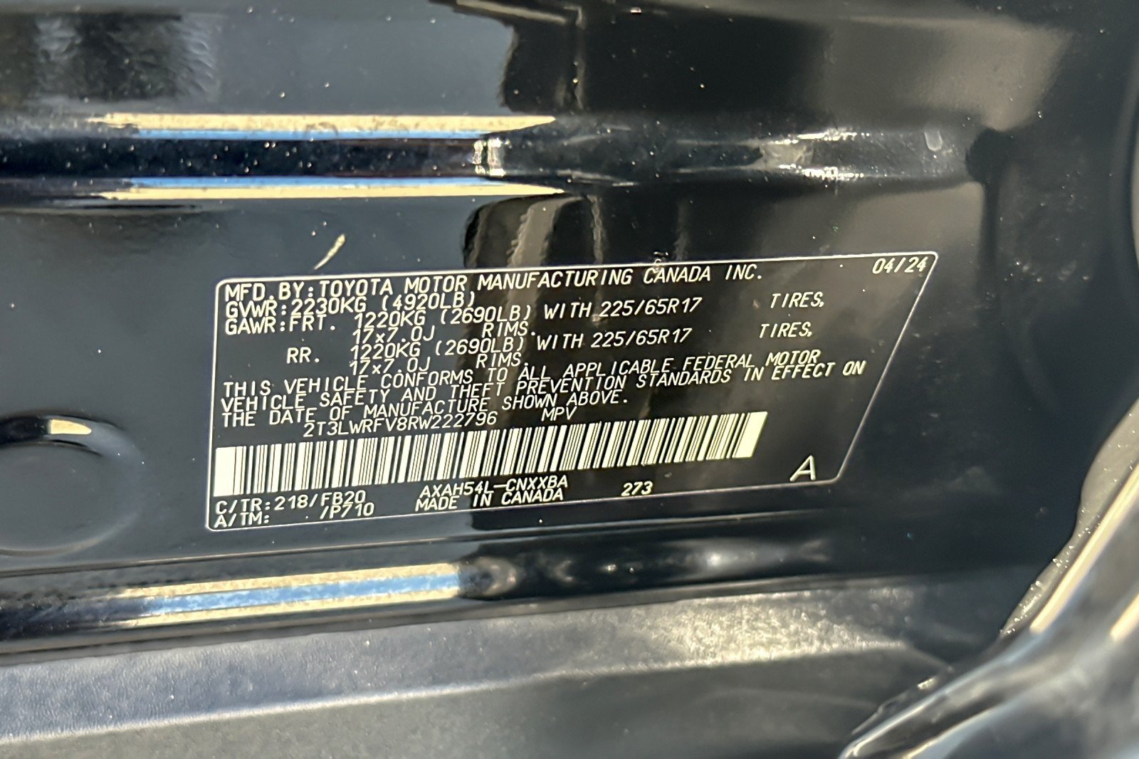 Certified 2024 Toyota RAV4 LE AWD/4WD image 26