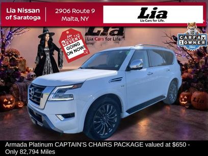 Used 2021 Nissan Armada Platinum w/ Captain's Chairs Package