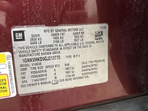Used 2016 Chevrolet Traverse LT AWD/4WD image 41