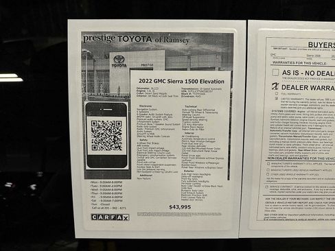 Used 2022 GMC Sierra 1500 Elevation w/ Preferred Package image 13