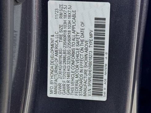 Used 2024 Honda Odyssey EX-L image 45