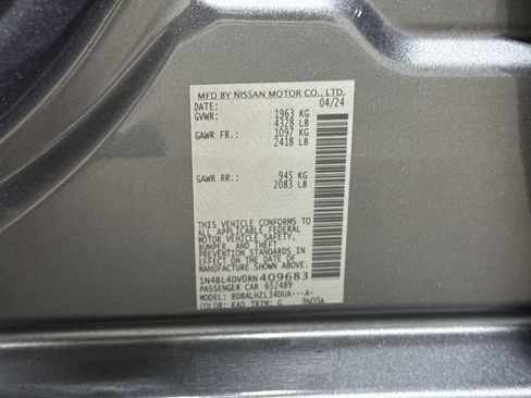 Used 2024 Nissan Altima 2.5 SV FWD image 27