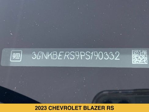Certified 2023 Chevrolet Blazer RS w/ Driver Confidence II Package FWD image 17